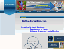 Tablet Screenshot of biophia.com